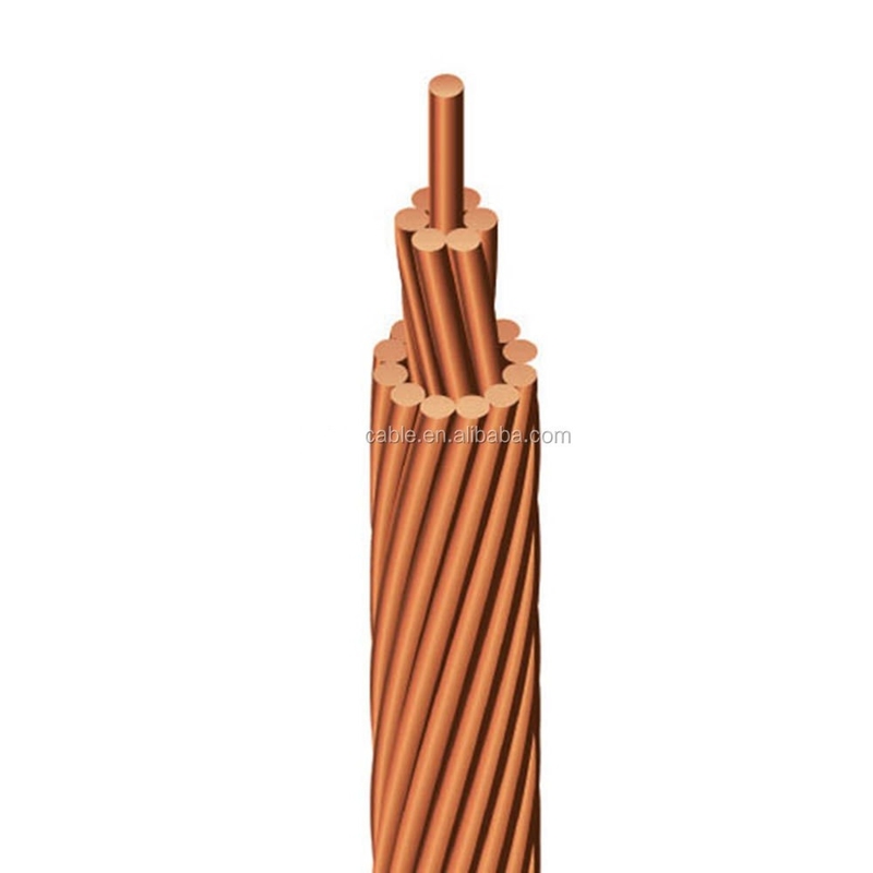 7~37 Strands Bare Conductor Hard Drawn Bare Copper Conductor